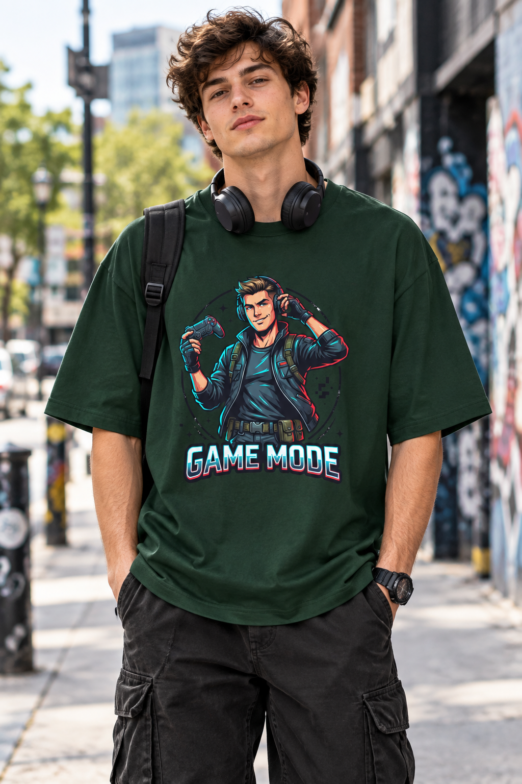Game Mode Gamer Tee — Retro Controller Graphic T-Shirt