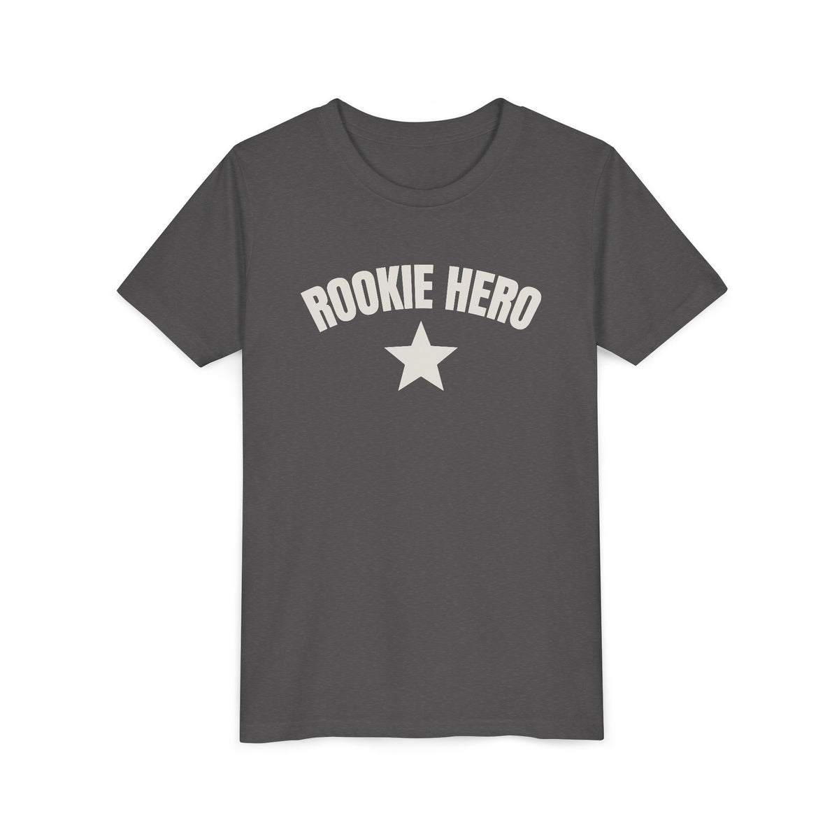 Rookie Hero Youth Tee — Kids Graphic T-Shirt with Star