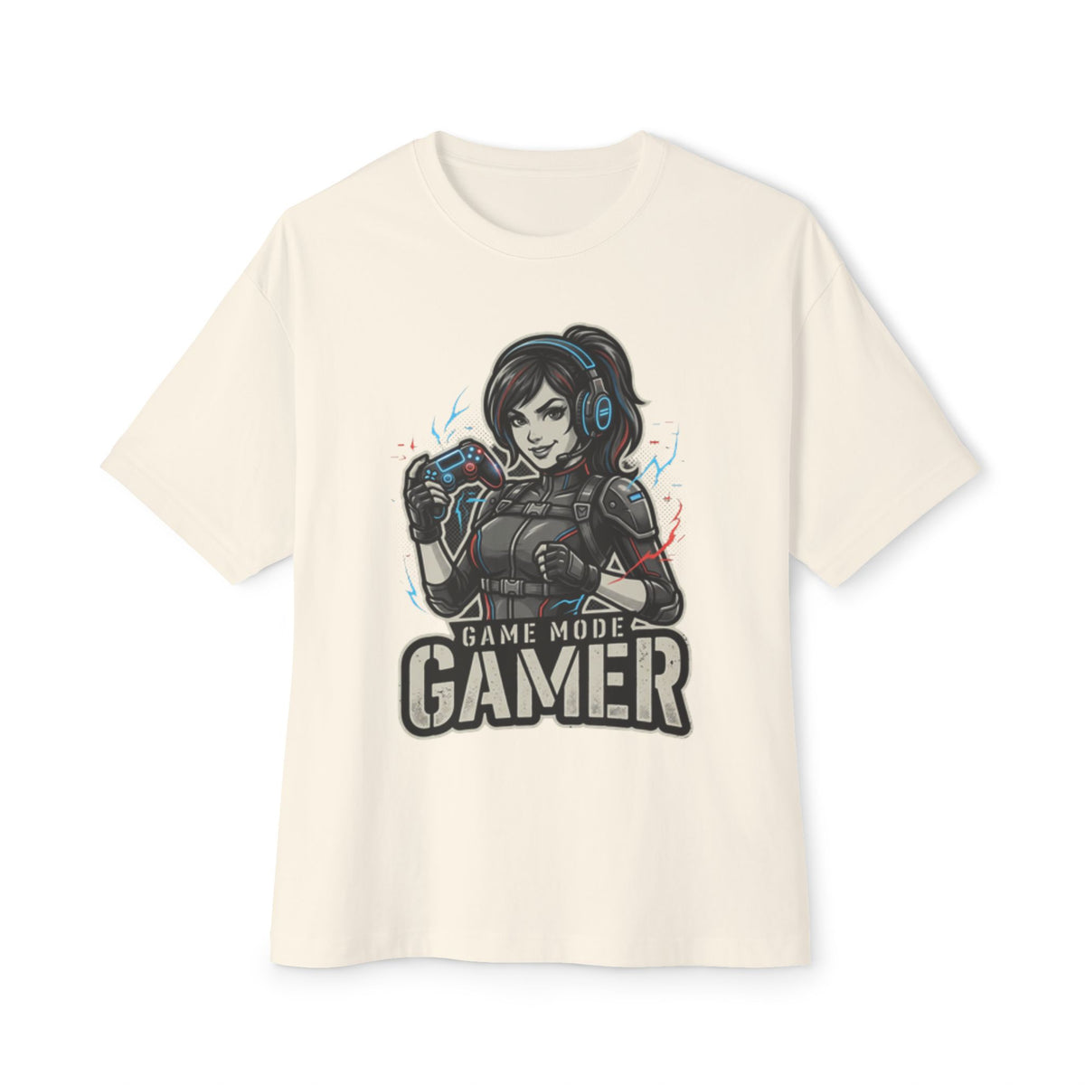 Gamer Tee — "Game Mode" Female Gamer Graphic T-Shirt