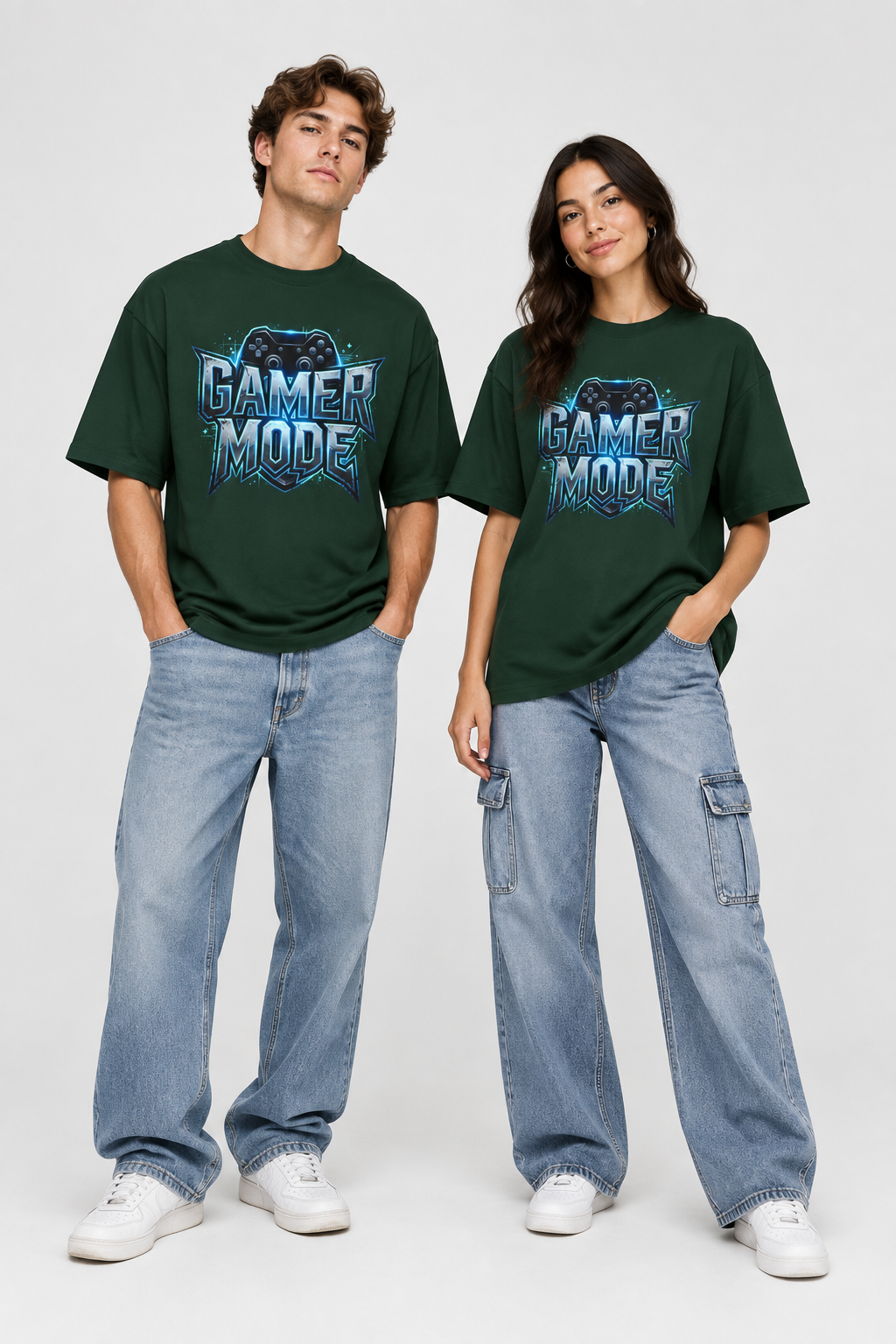 Gamer Mode Tee — Retro Controller Graphic Gaming Shirt