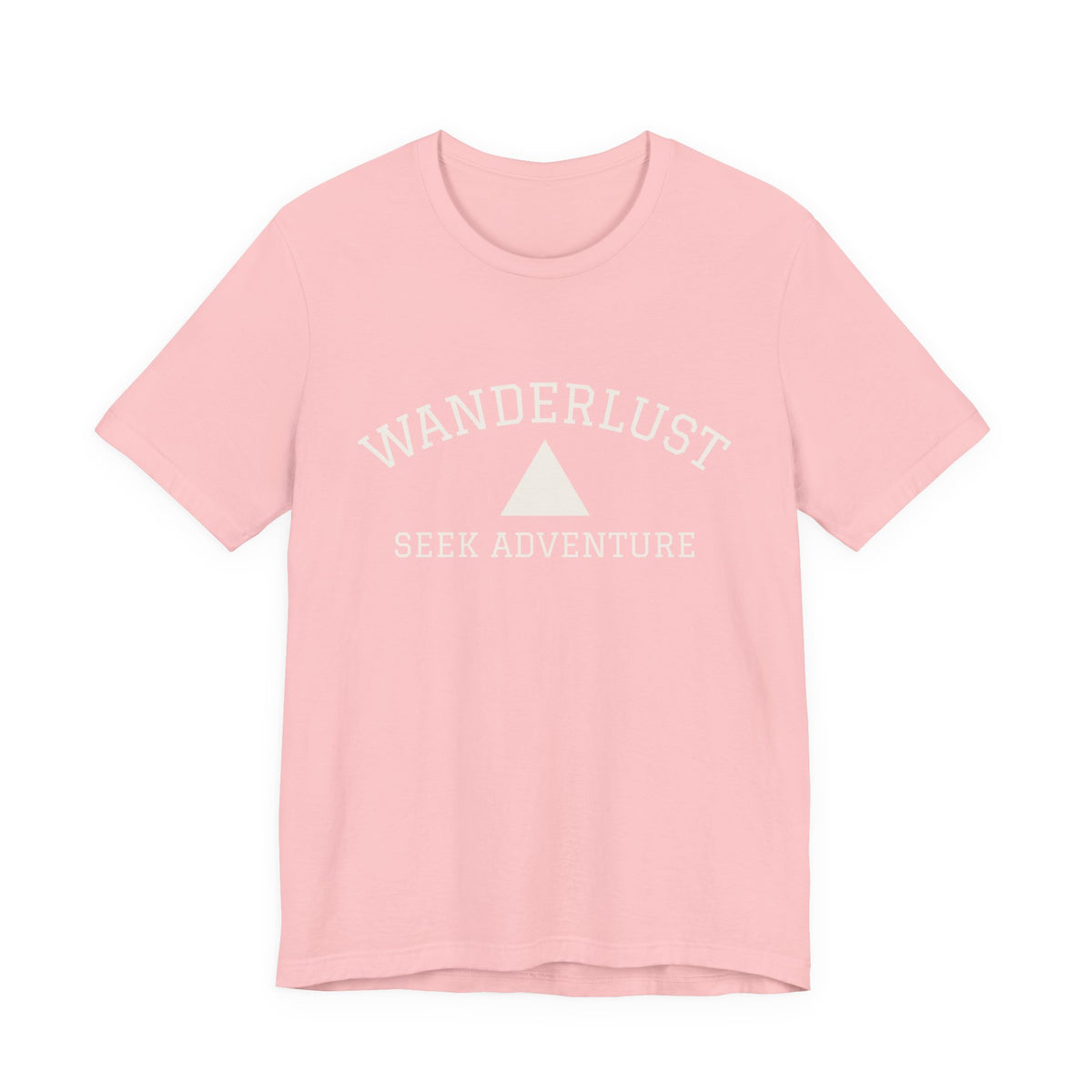 Wanderlust Adventure Tee — Minimal Triangle Travel T‑Shirt