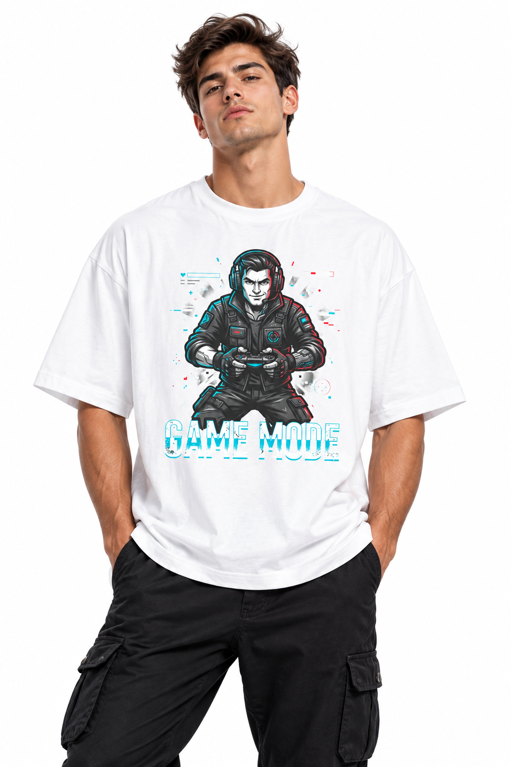 Game Mode Gamer Tee — Retro Controller Player Graphic T-Shirt