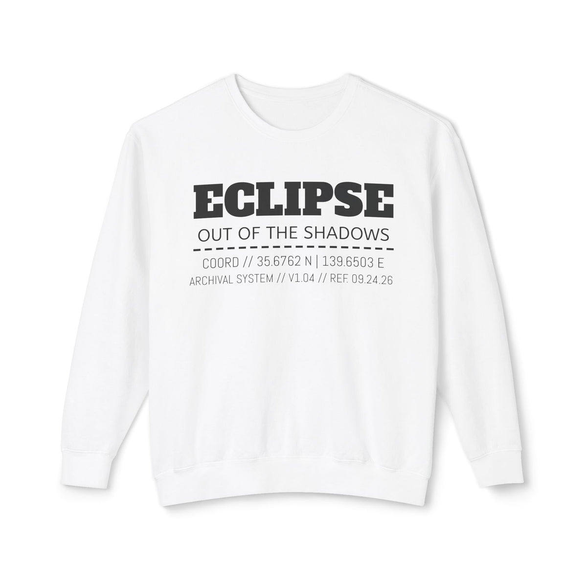 Eclipse 'Out of the Shadows' Crewneck Sweatshirt