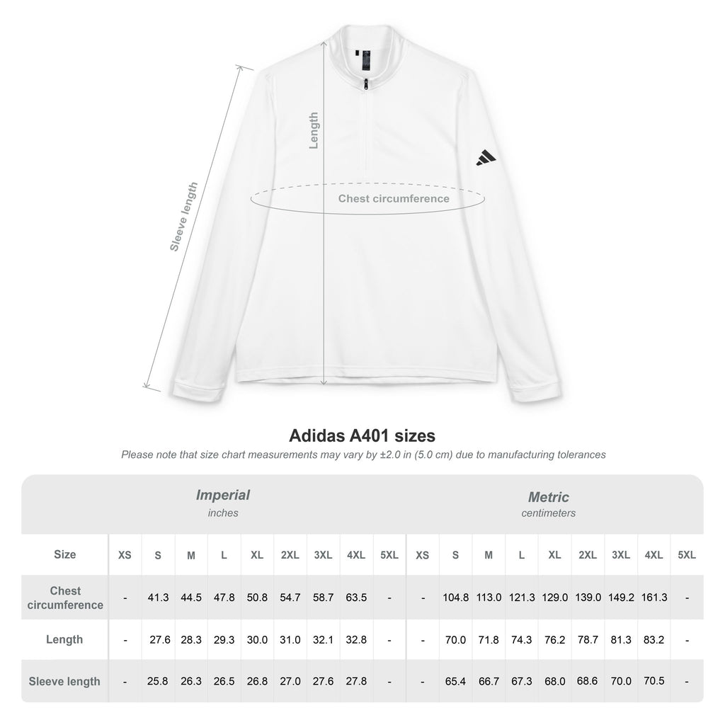Embroidered Quarter-Zip Pullover — Small Chest Logo