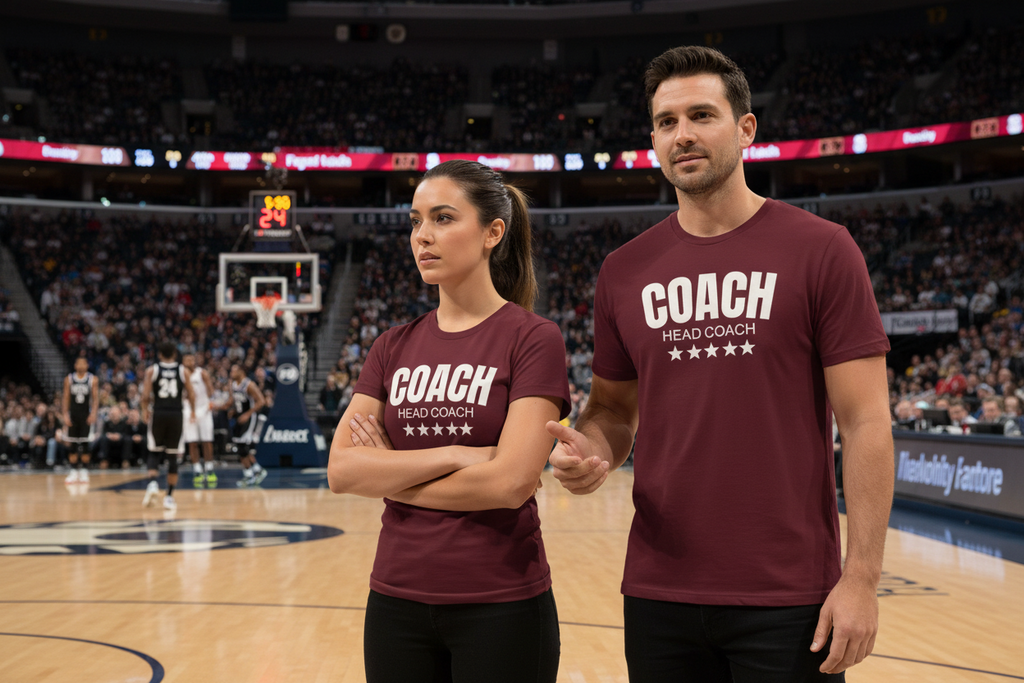 Coach T-Shirt – Athletic Coach Appreciation Tee with Stars