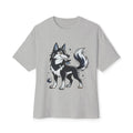 Husky Wolf Graphic Tee — Cute Arctic Dog Illustration T-Shirt