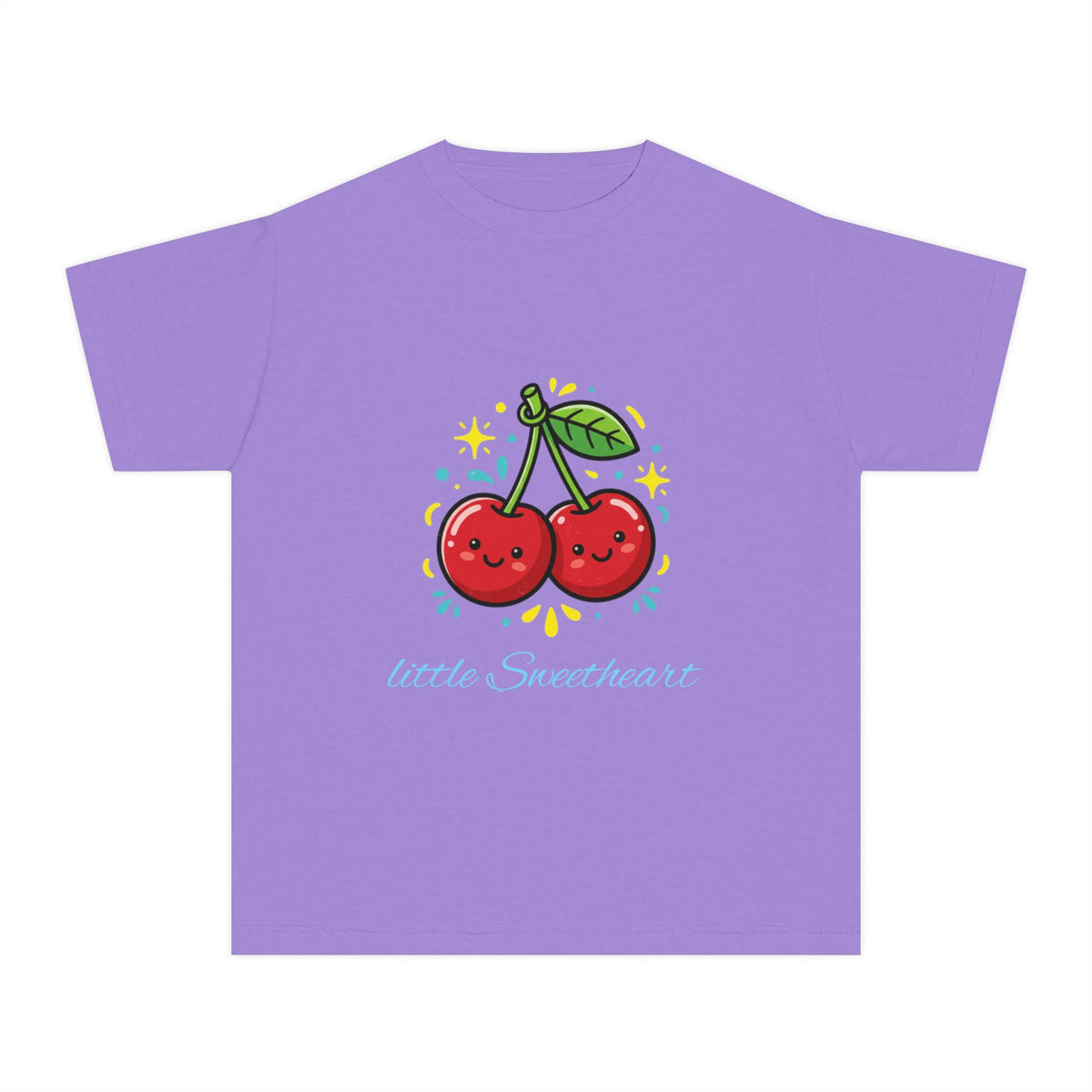 Kids Cherry Smile Tee — Cute Kawaii Fruit Graphic T-Shirt for Children
