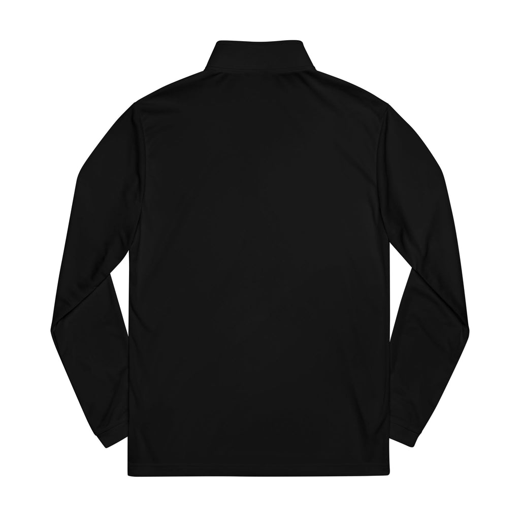 Embroidered Quarter-Zip Pullover — Small Chest Logo