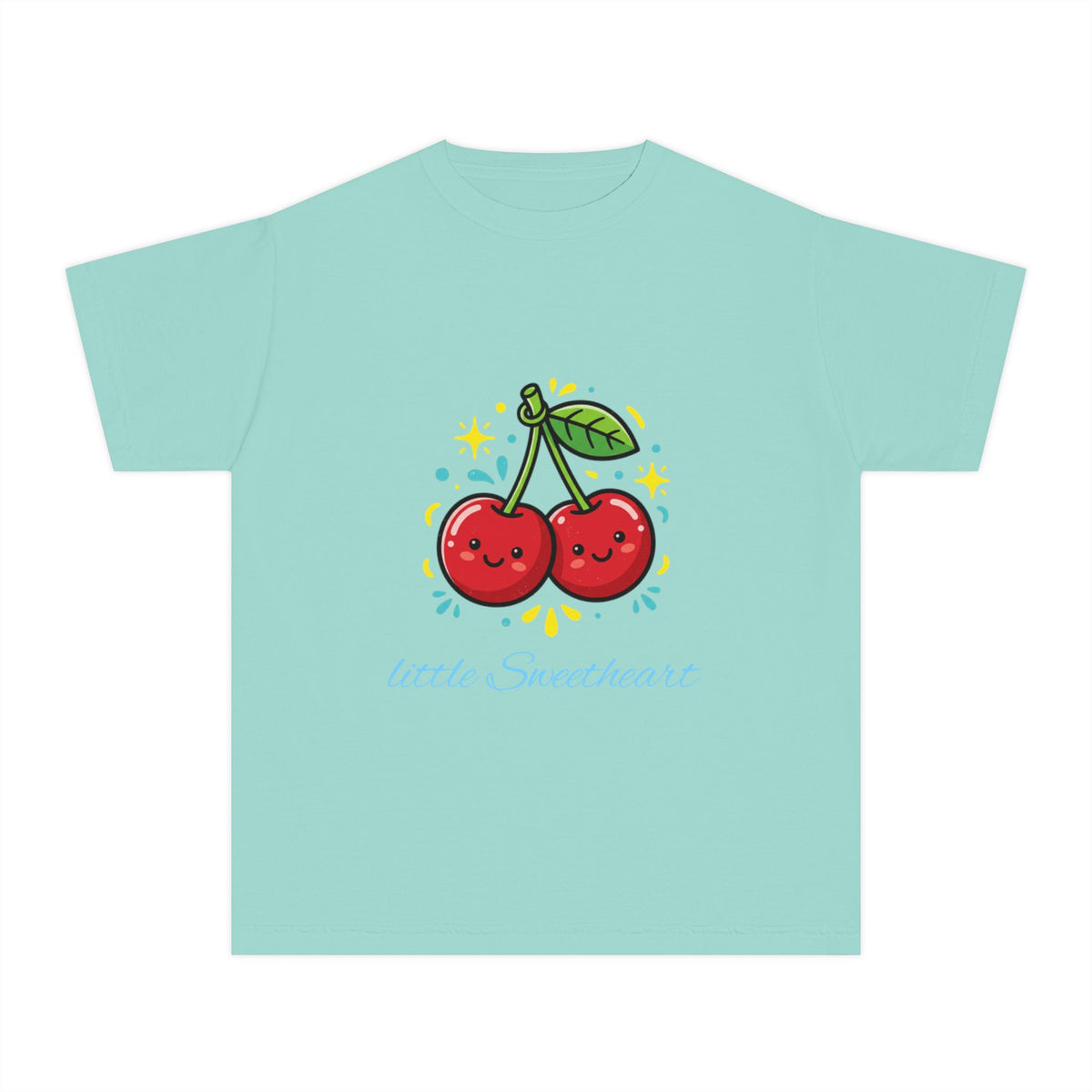 Kids Cherry Smile Tee — Cute Kawaii Fruit Graphic T-Shirt for Children