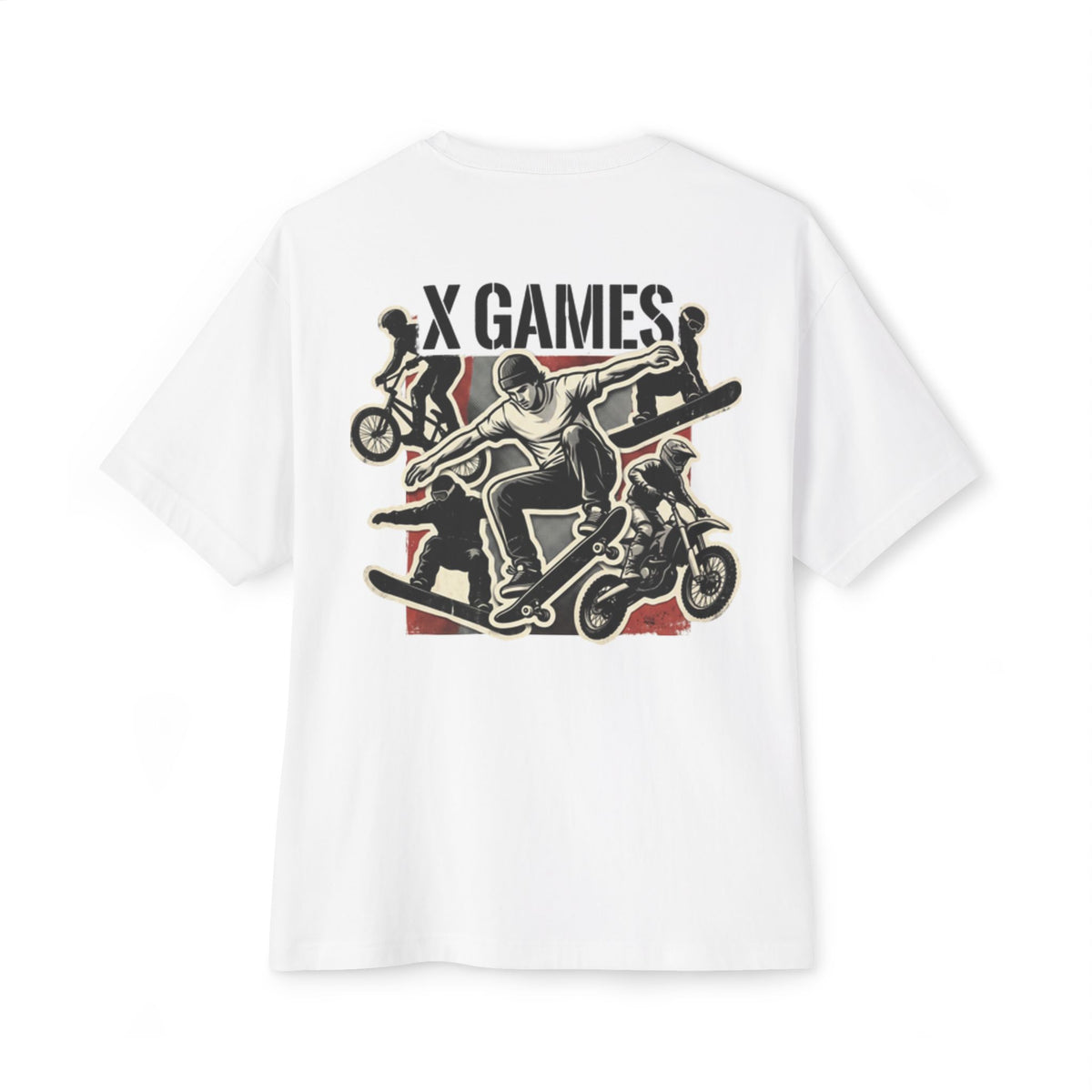 X Games Skate & Moto Tee — Retro Action Sports Graphic T-Shirt