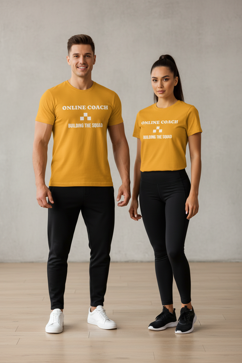 Online Coach T‑Shirt – "Online Coach" Minimalist Tee for Entrepreneurs
