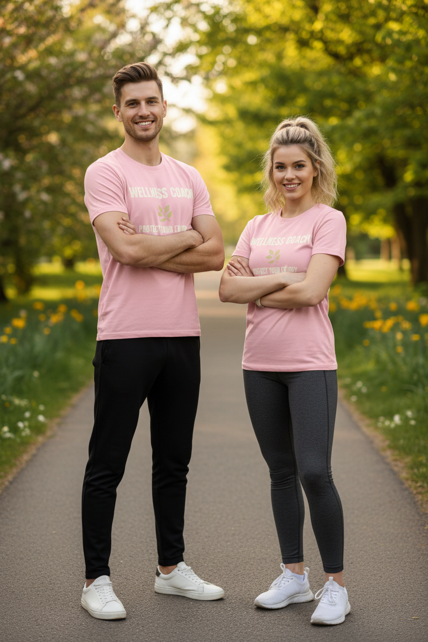 Wellness Coach Tee — “Protect Your Energy” Health & Self-Care Shirt