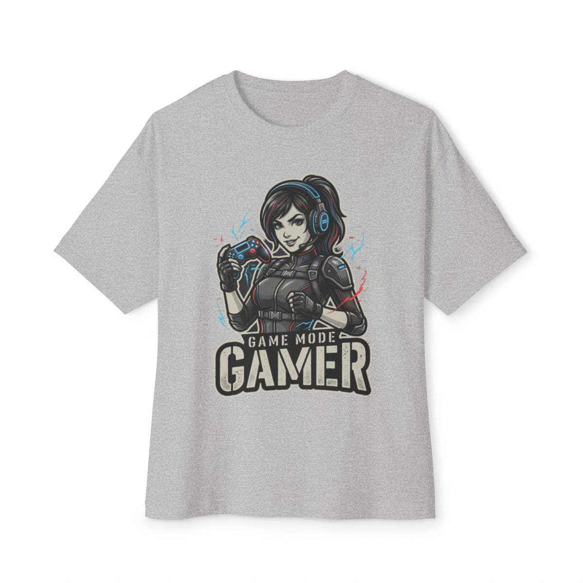 Gamer Tee — "Game Mode" Female Gamer Graphic T-Shirt