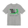 Yoga T-Shirt — “I Bend So I Don’t Break” Mind // Body // Spirit Tee