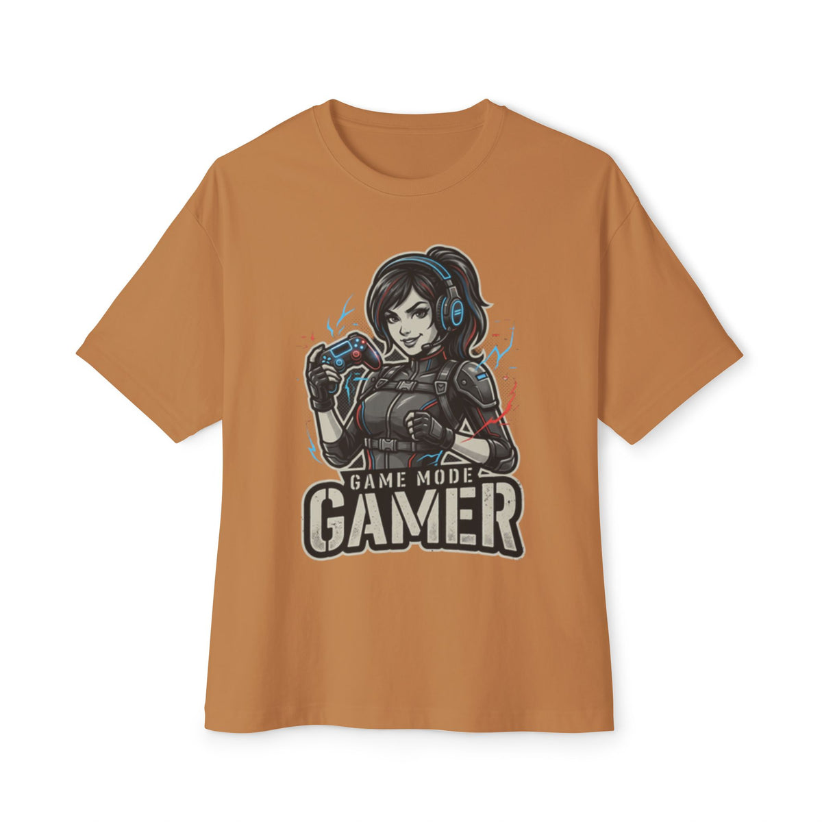 Gamer Tee — "Game Mode" Female Gamer Graphic T-Shirt