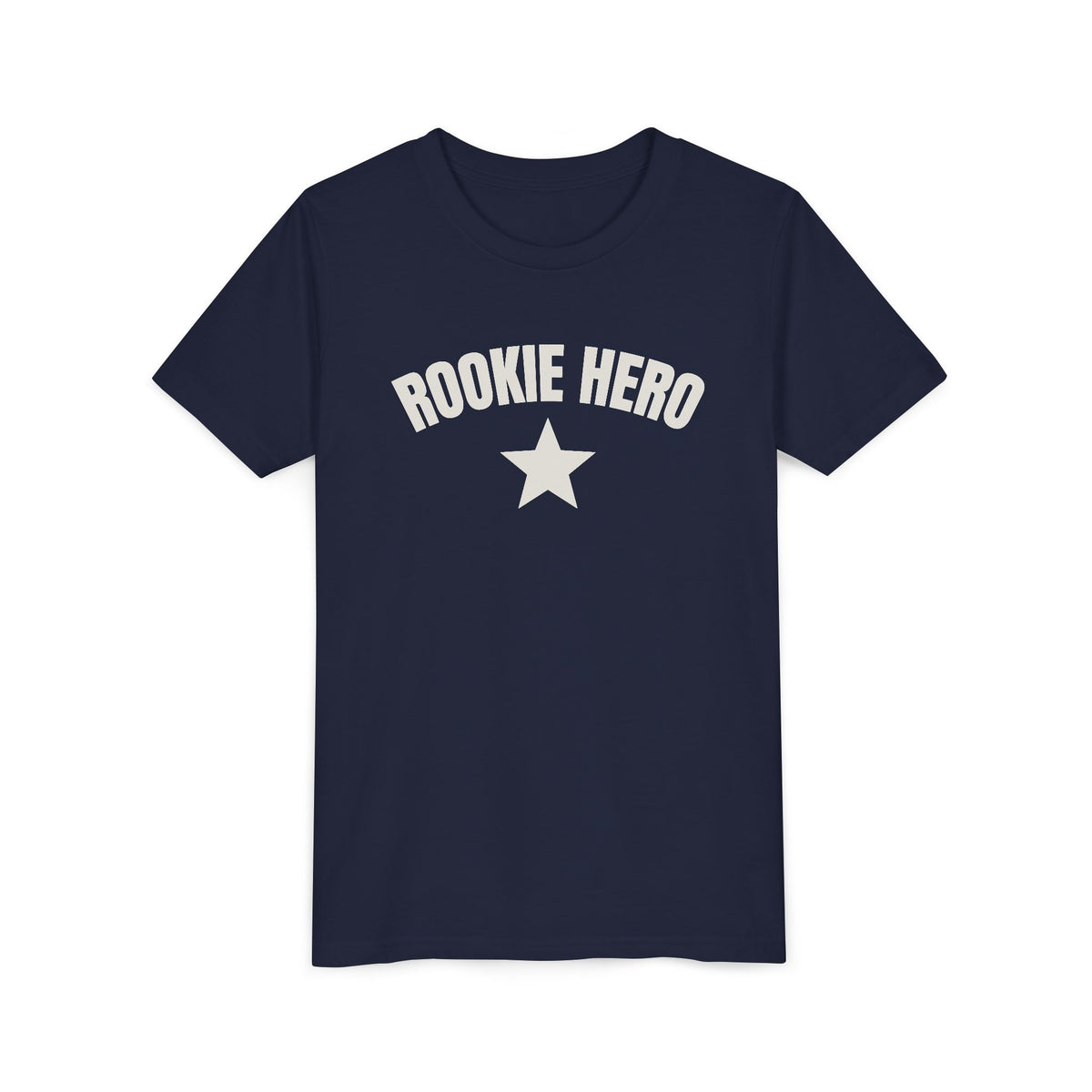 Rookie Hero Youth Tee — Kids Graphic T-Shirt with Star