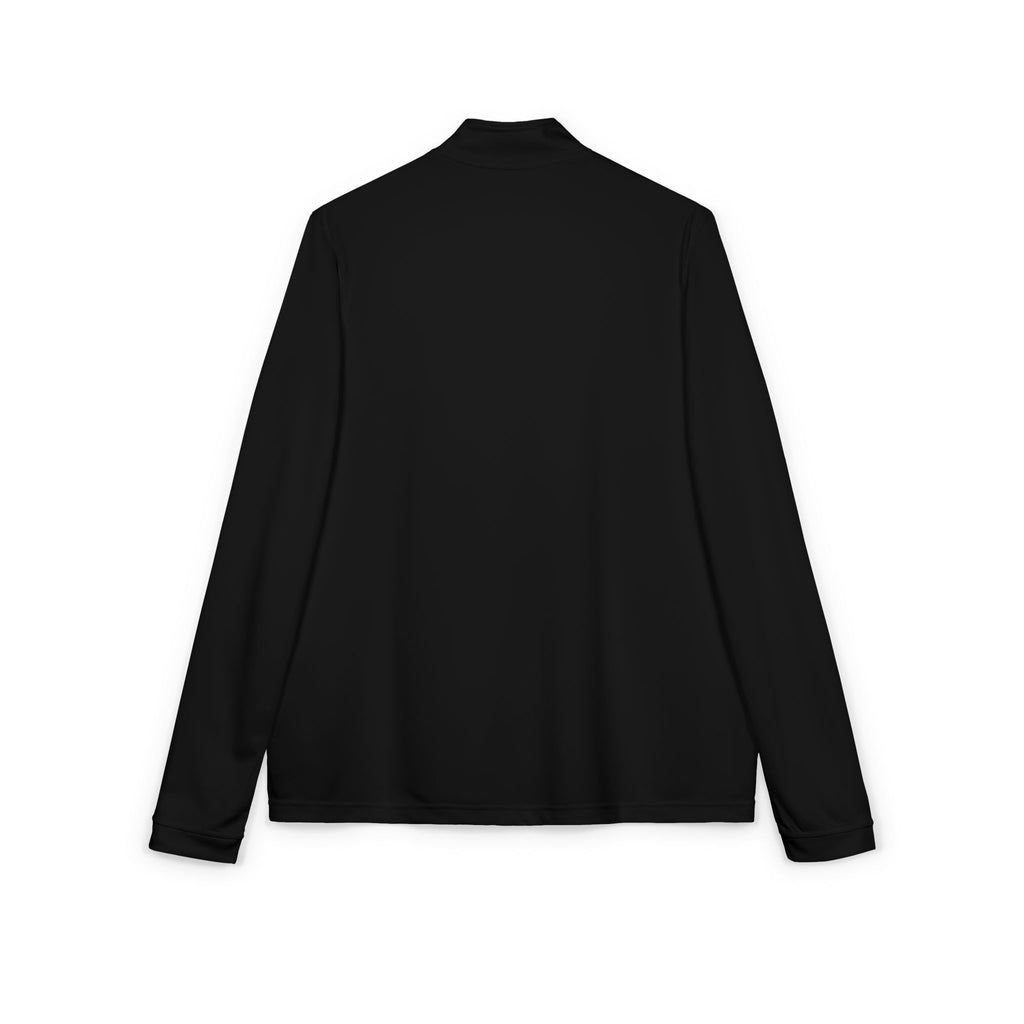 Embroidered Quarter-Zip Pullover — Small Chest Logo
