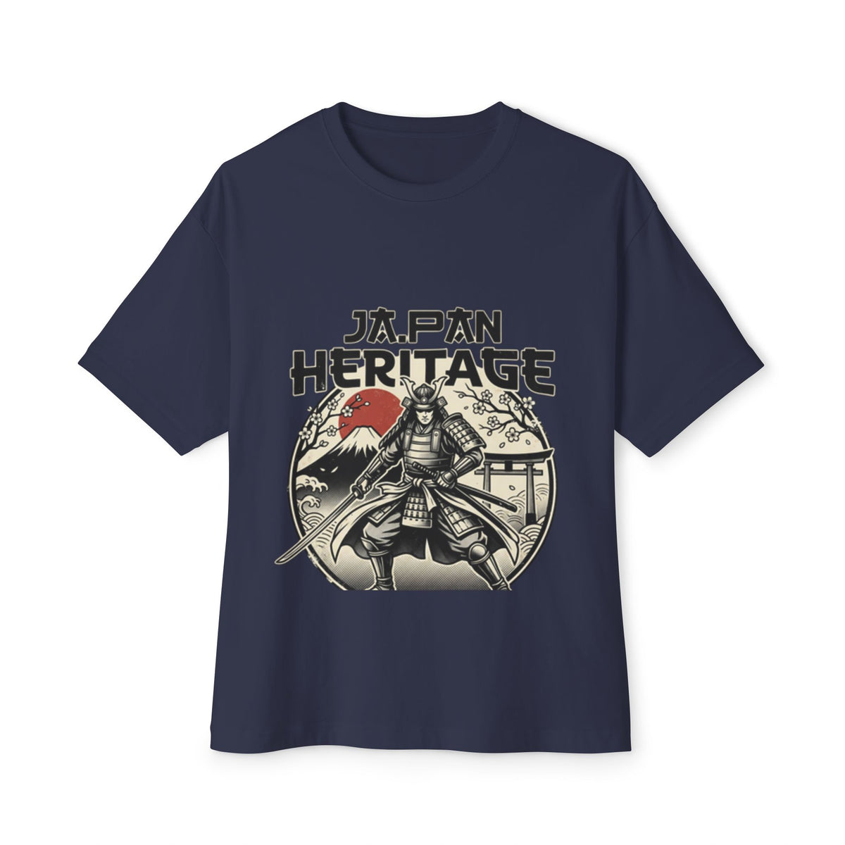 Japan Heritage Samurai Tee — Vintage Mount Fuji & Rising Sun Graphic