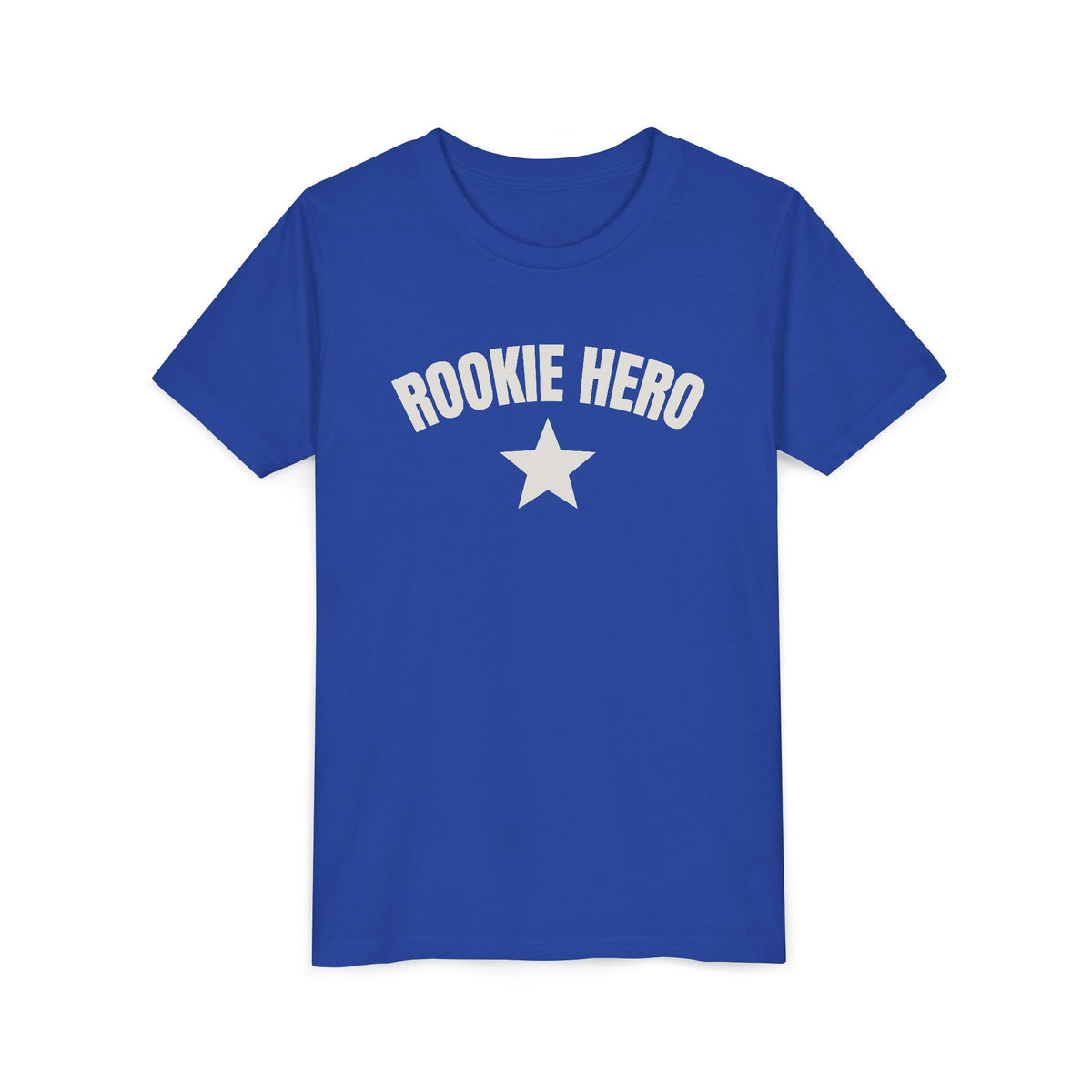 Rookie Hero Youth Tee — Kids Graphic T-Shirt with Star