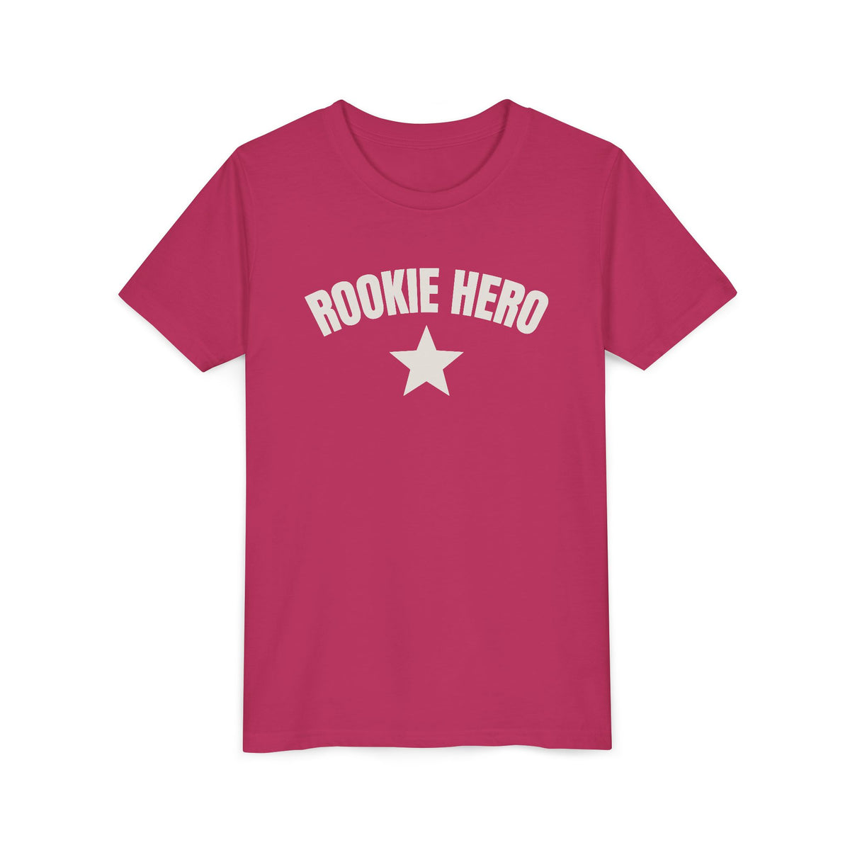 Rookie Hero Youth Tee — Kids Graphic T-Shirt with Star