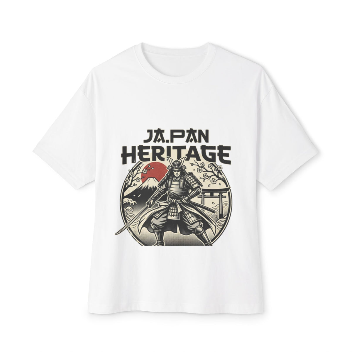 Japan Heritage Samurai Tee — Vintage Mount Fuji & Rising Sun Graphic