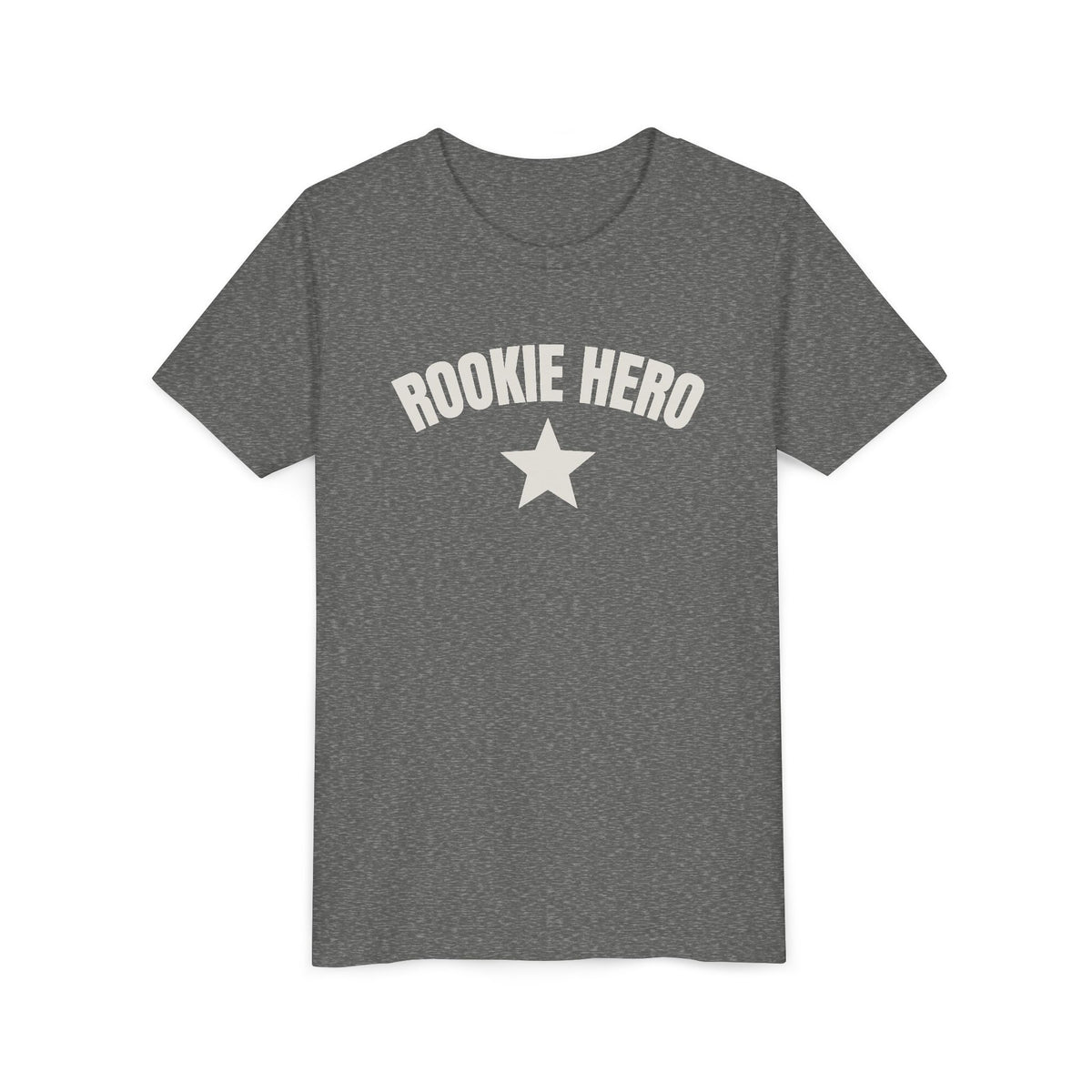 Rookie Hero Youth Tee — Kids Graphic T-Shirt with Star