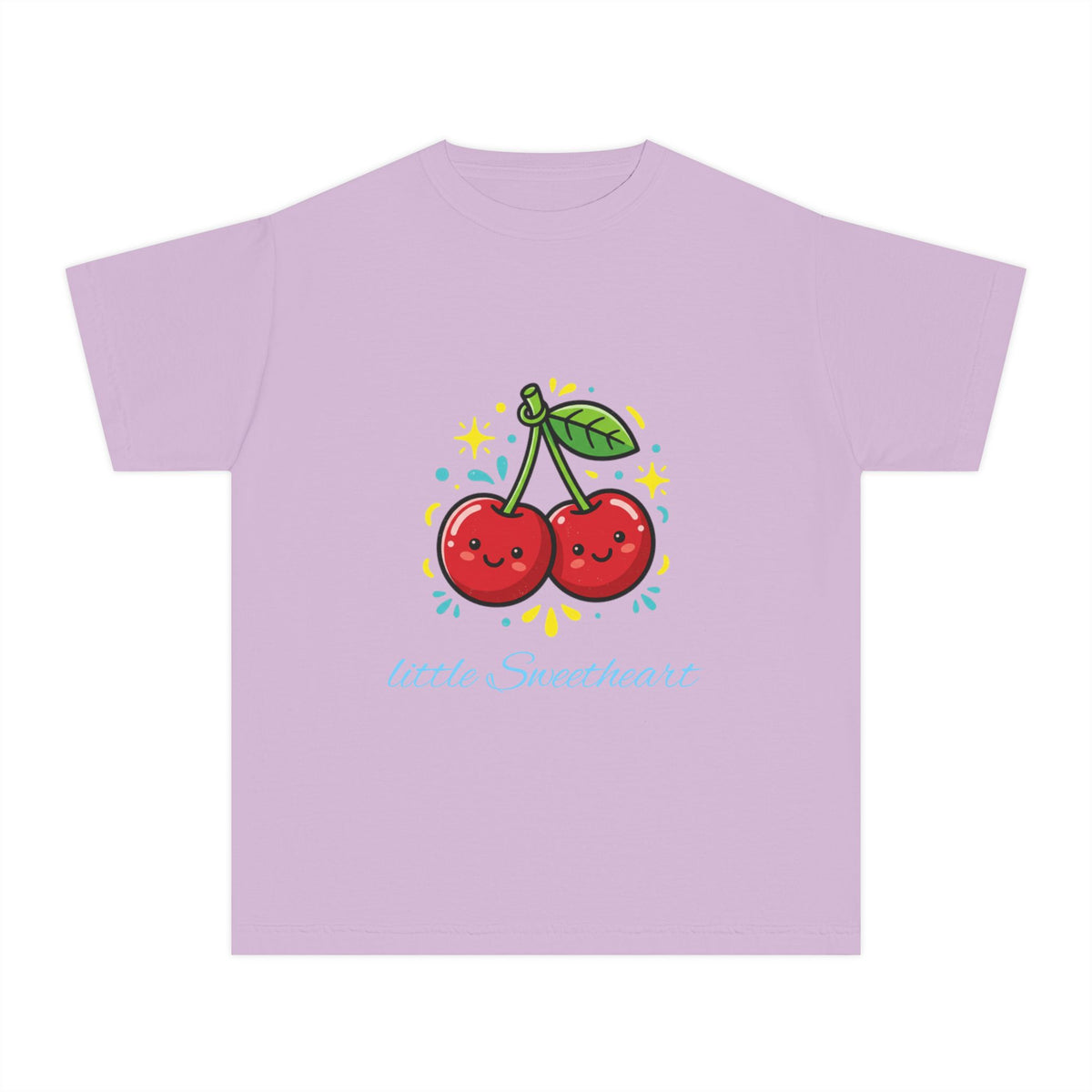 Kids Cherry Smile Tee — Cute Kawaii Fruit Graphic T-Shirt for Children