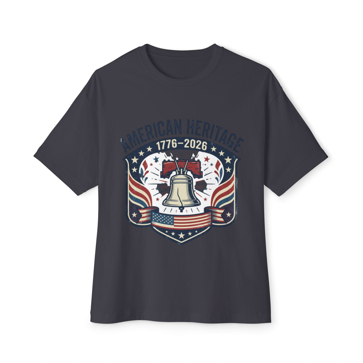 T-Shirt — "American Heritage 1776–2026" Liberty Bell Patriotic Tee
