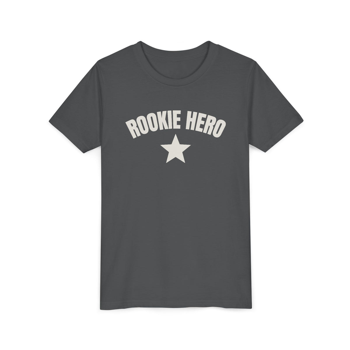 Rookie Hero Youth Tee — Kids Graphic T-Shirt with Star
