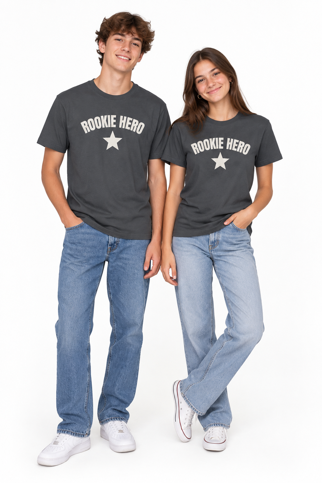 Rookie Hero Youth Tee — Kids Graphic T-Shirt with Star