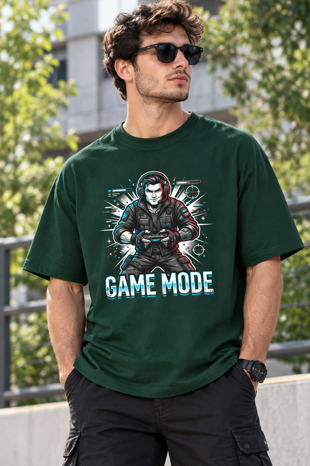Game Mode Gamer Tee — Retro Controller Player Graphic T-Shirt