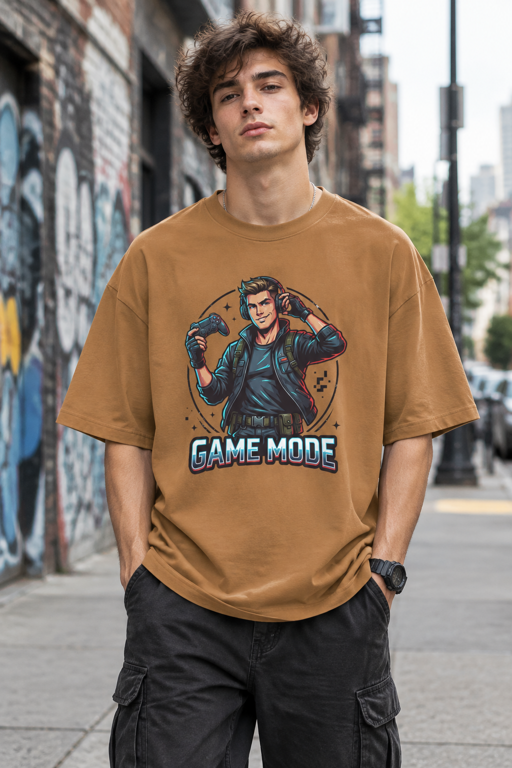 Game Mode Gamer Tee — Retro Controller Graphic T-Shirt