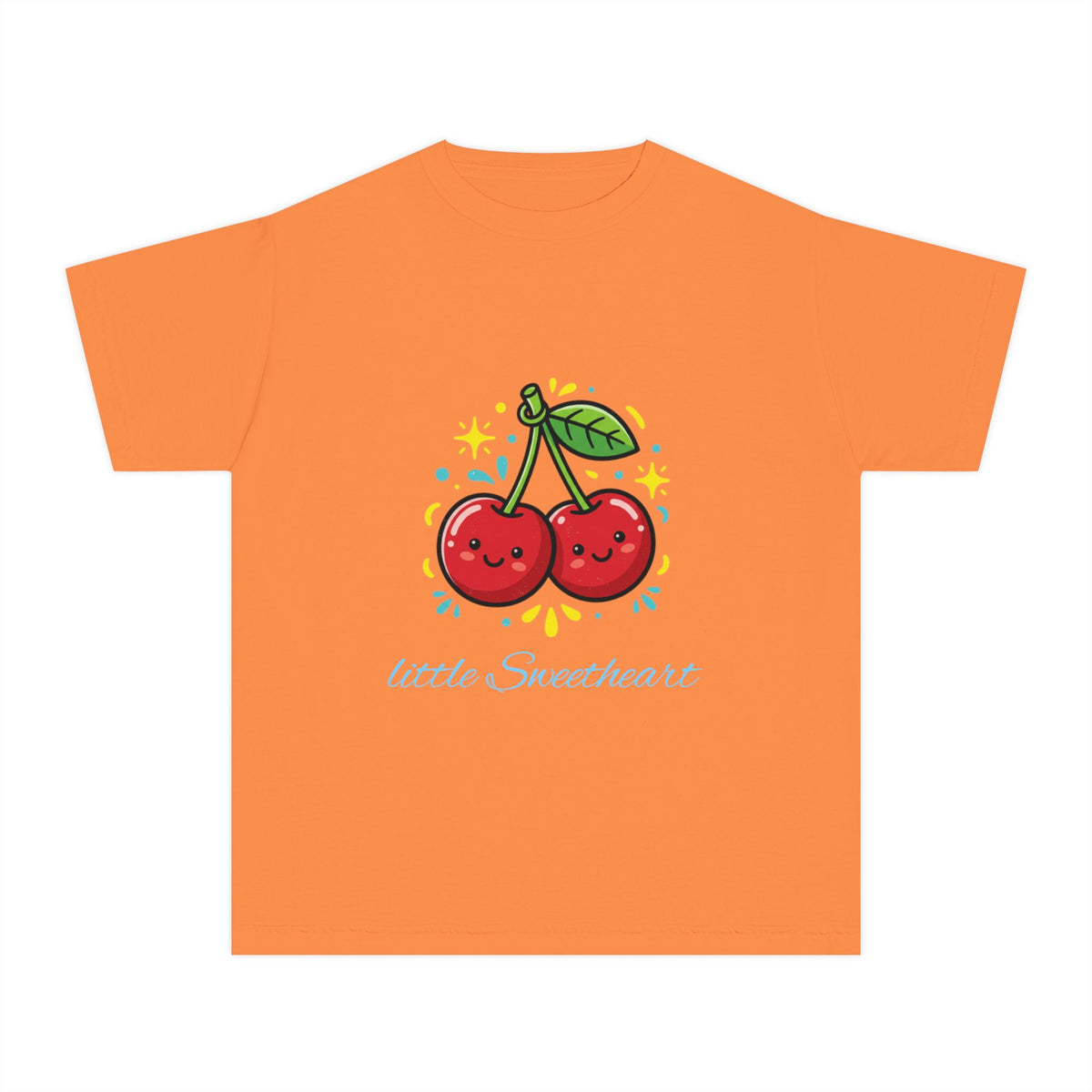 Kids Cherry Smile Tee — Cute Kawaii Fruit Graphic T-Shirt for Children