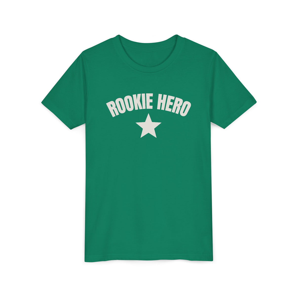 Rookie Hero Youth Tee — Kids Graphic T-Shirt with Star