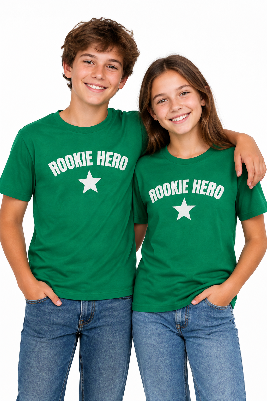 Rookie Hero Youth Tee — Kids Graphic T-Shirt with Star