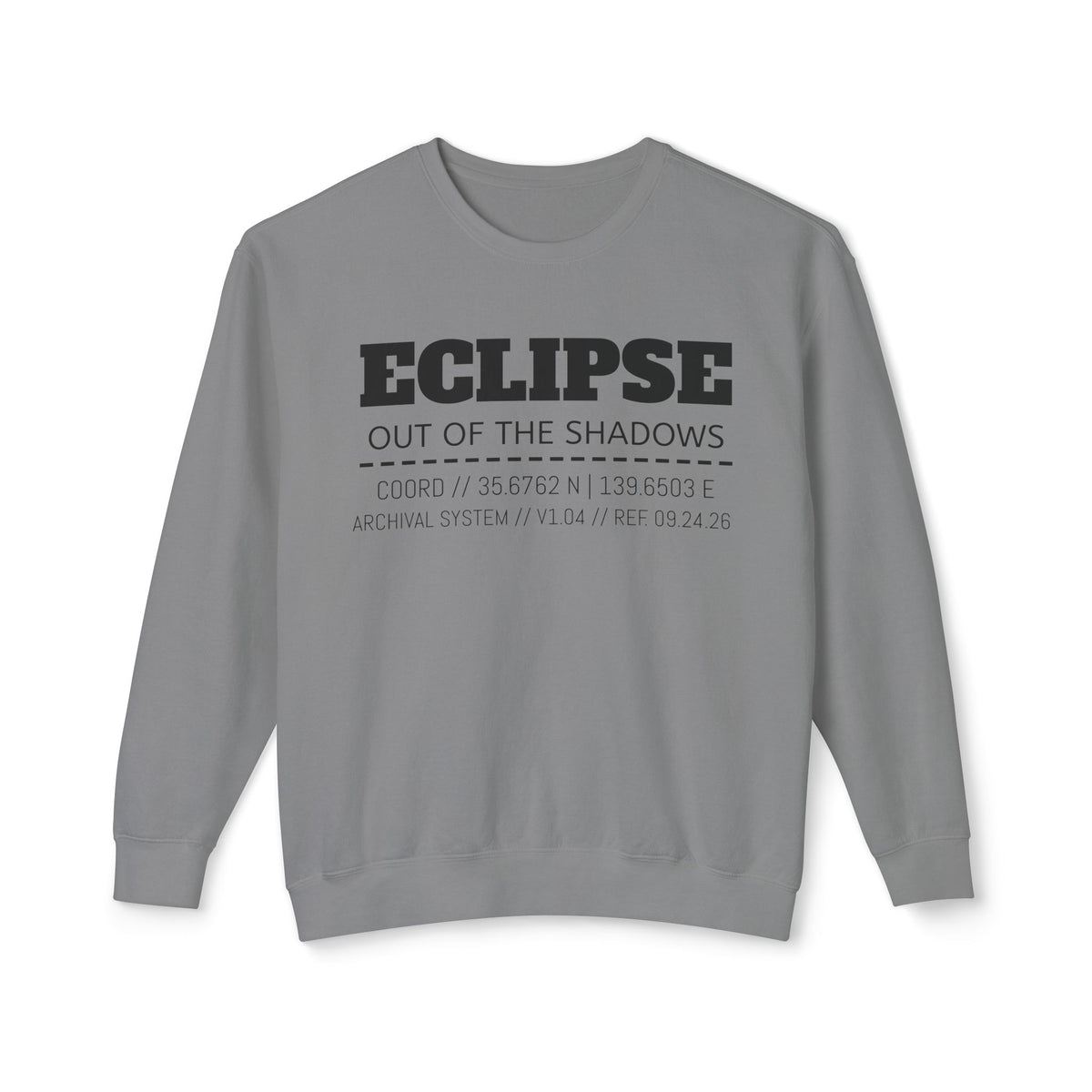 Eclipse 'Out of the Shadows' Crewneck Sweatshirt