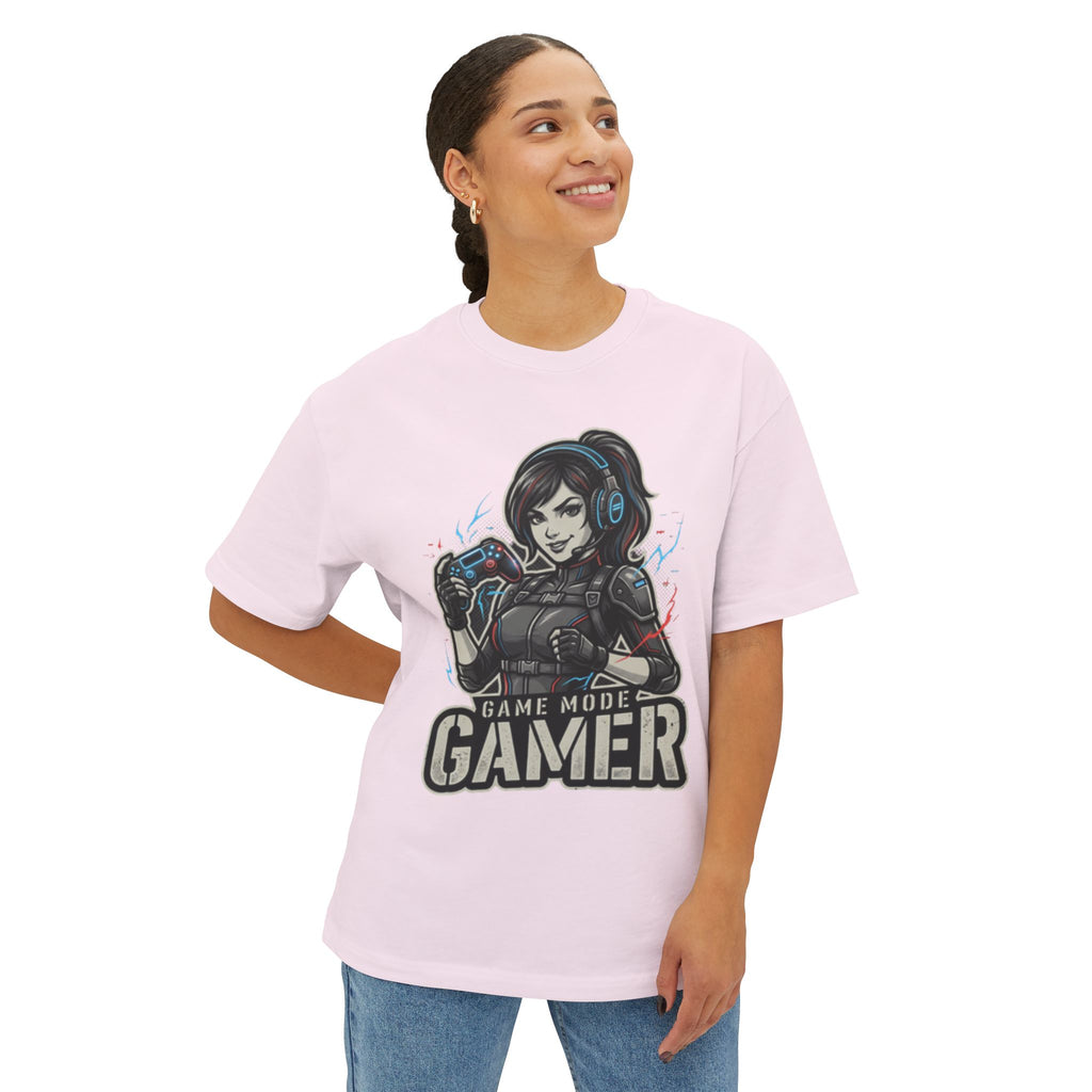 Gamer Tee — "Game Mode" Female Gamer Graphic T-Shirt