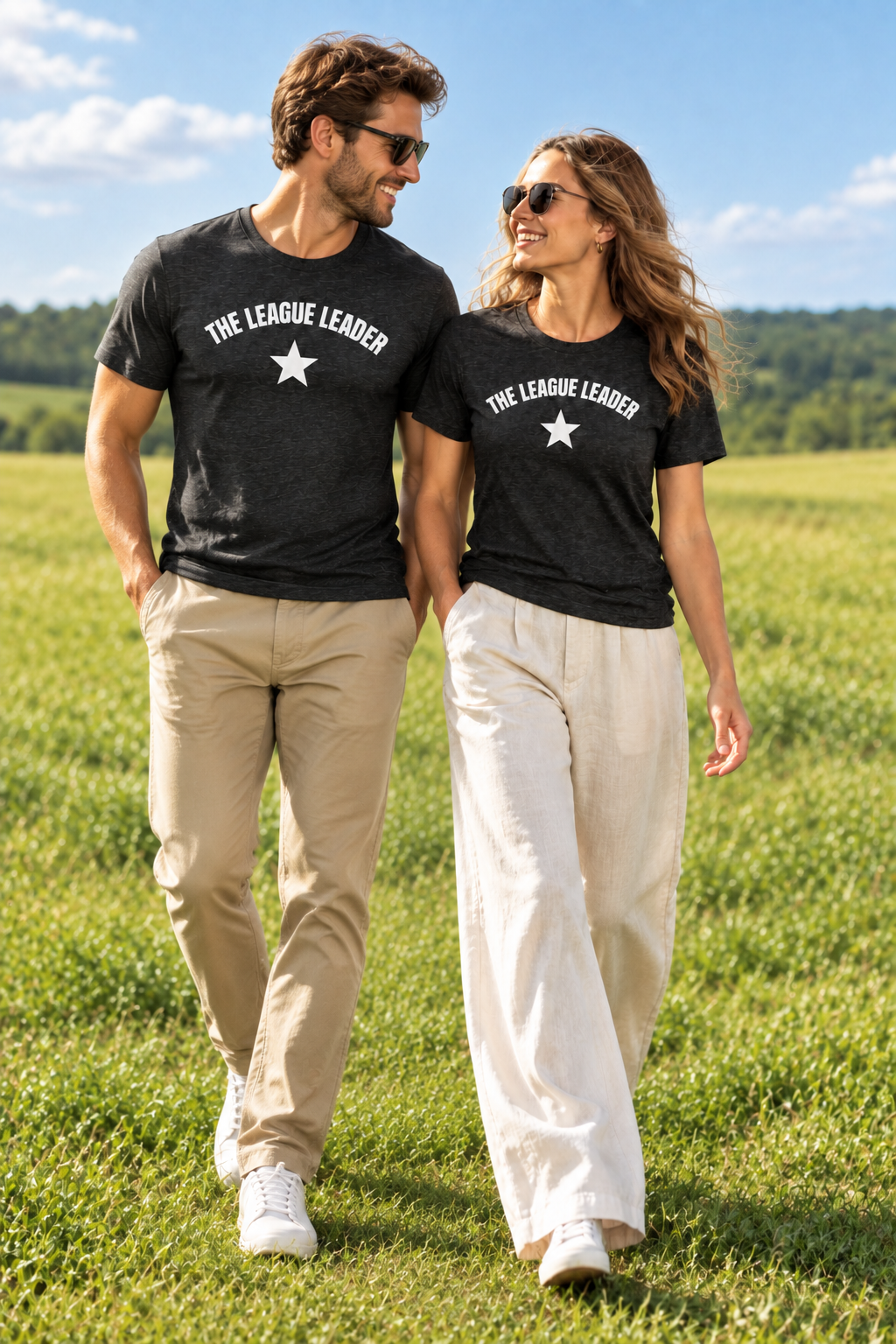 The League Leader Star T-Shirt — Funny Fantasy Football Champion Tee