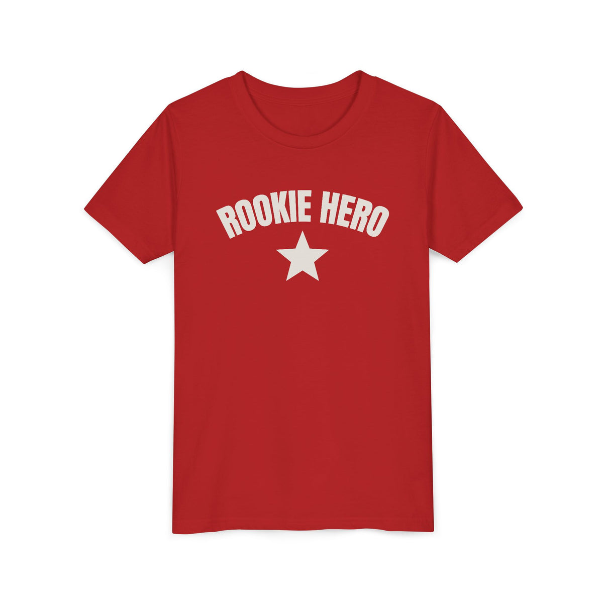 Rookie Hero Youth Tee — Kids Graphic T-Shirt with Star