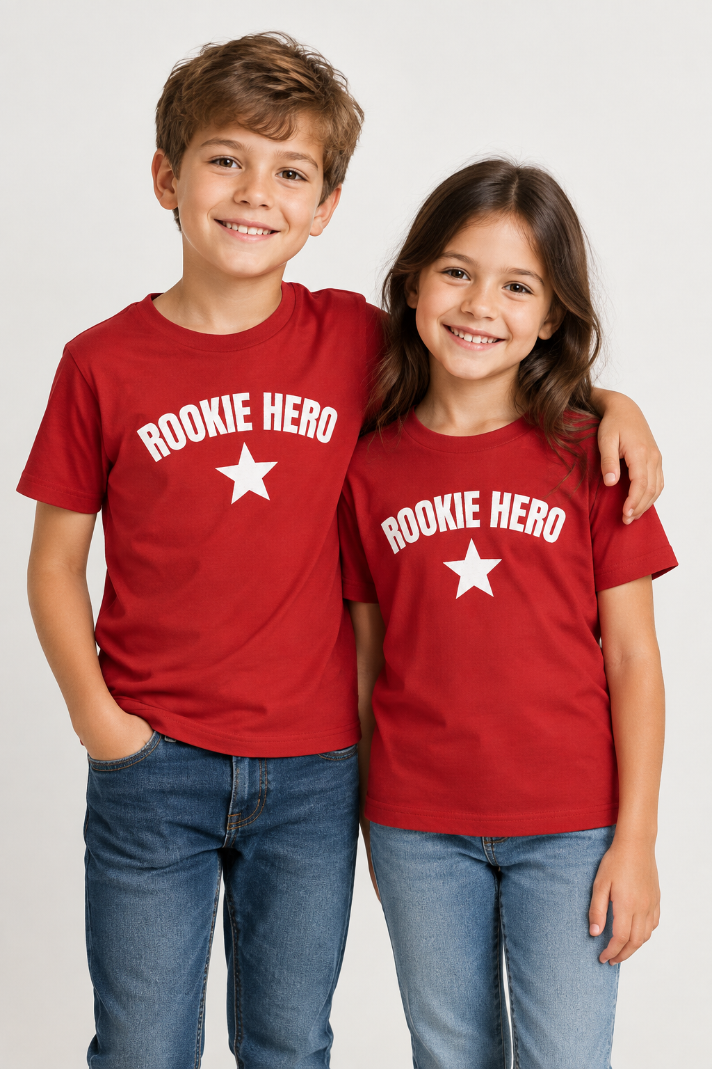 Rookie Hero Youth Tee — Kids Graphic T-Shirt with Star