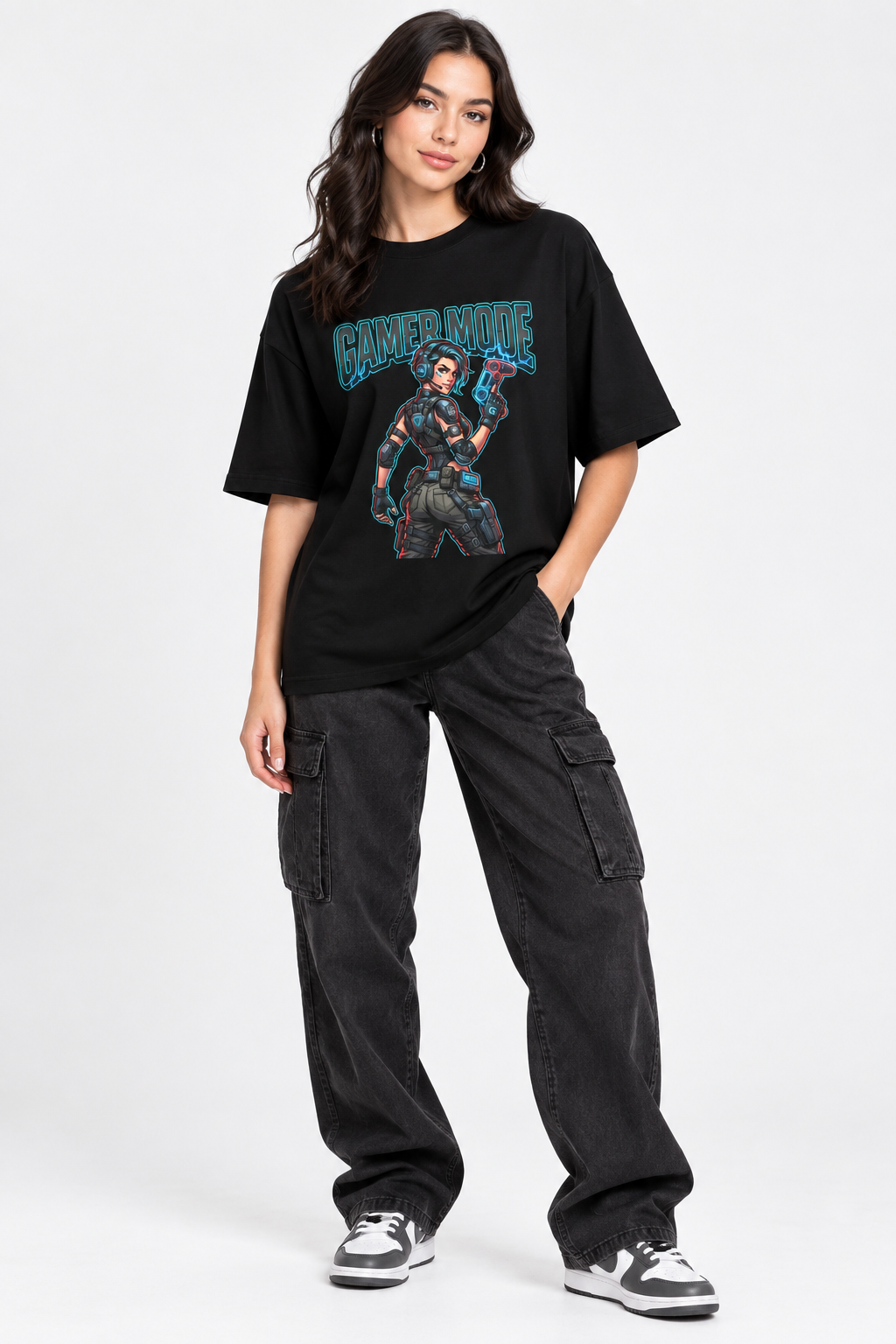 Gamer Mode T‑Shirt — Retro Video Game Character Graphic Tee