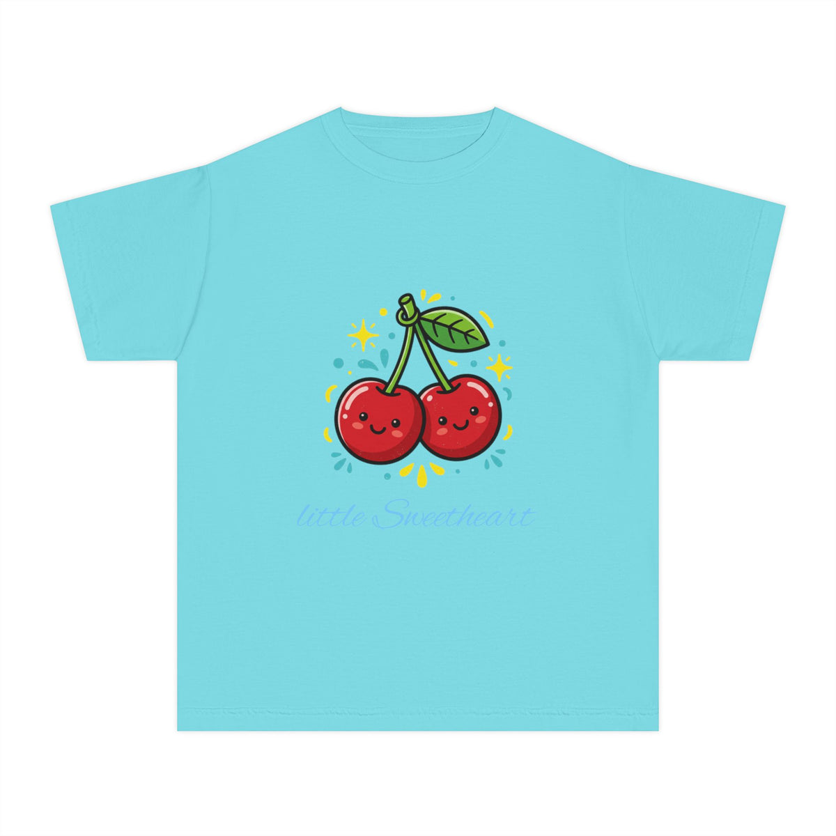 Kids Cherry Smile Tee — Cute Kawaii Fruit Graphic T-Shirt for Children