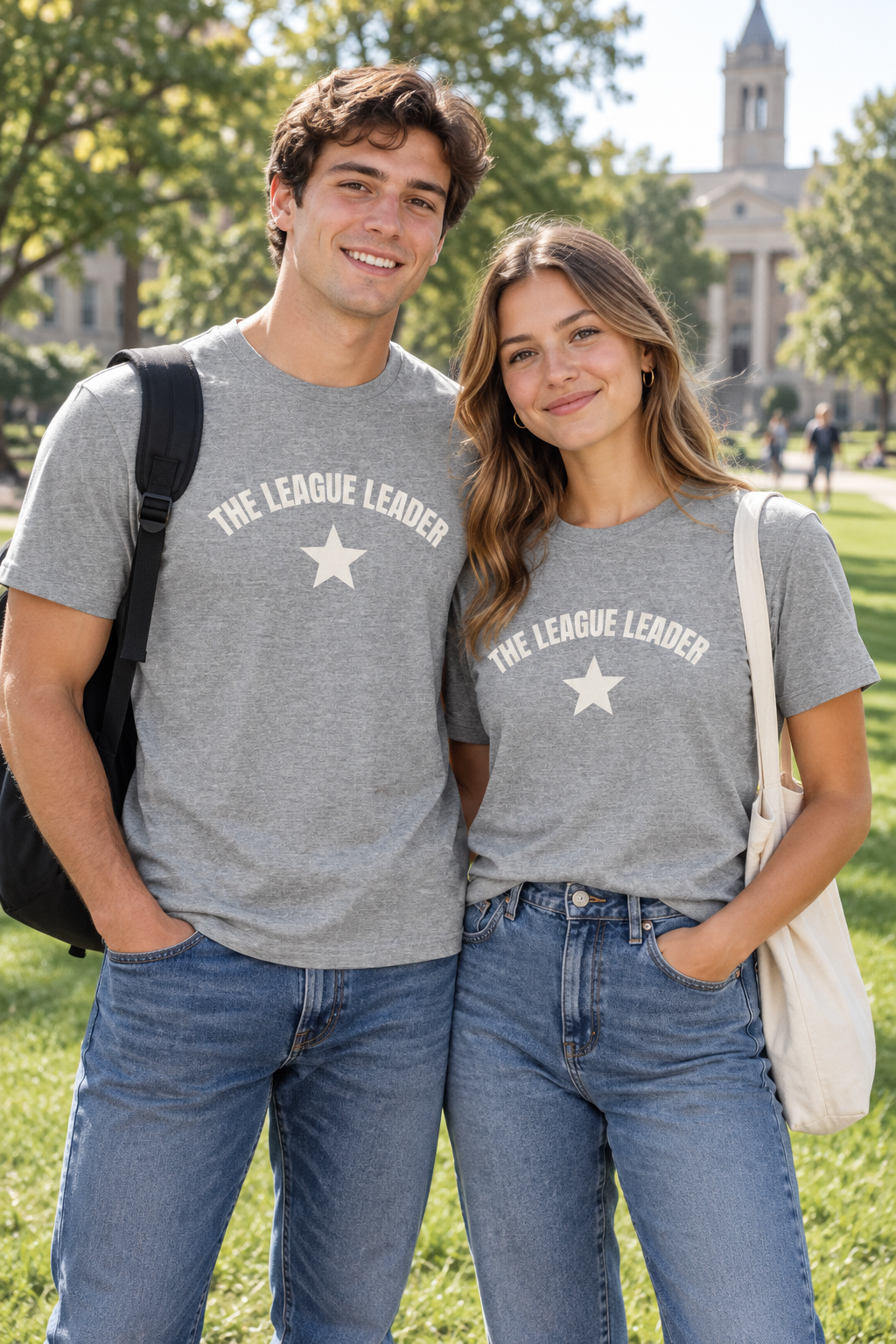 The League Leader Star T-Shirt — Funny Fantasy Football Champion Tee
