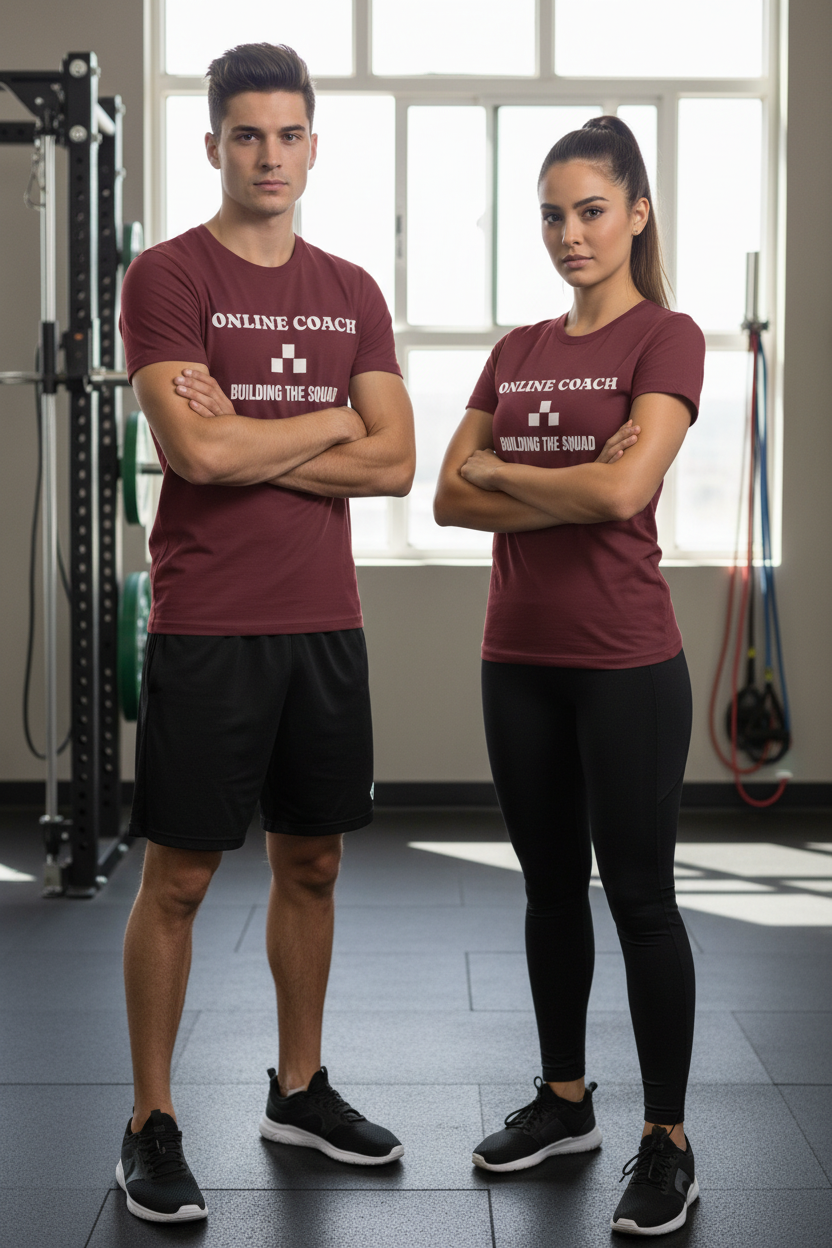 Online Coach T‑Shirt – "Online Coach" Minimalist Tee for Entrepreneurs