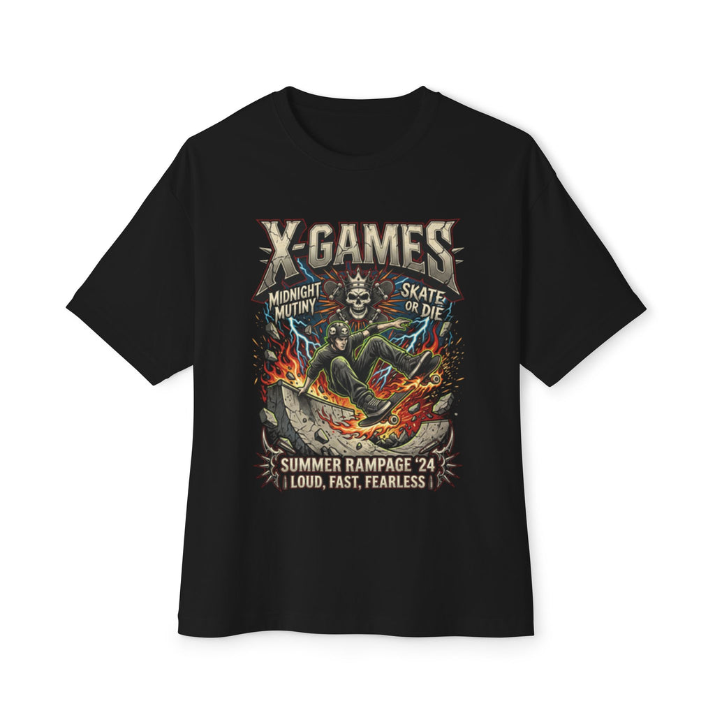 X-Games Skateboard Skull Tee — Vintage Skate Graphic T-Shirt
