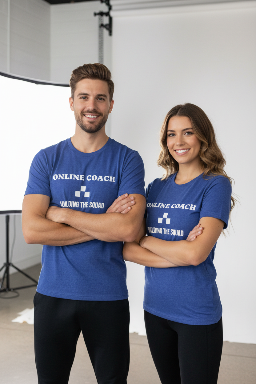 Online Coach T‑Shirt – "Online Coach" Minimalist Tee for Entrepreneurs