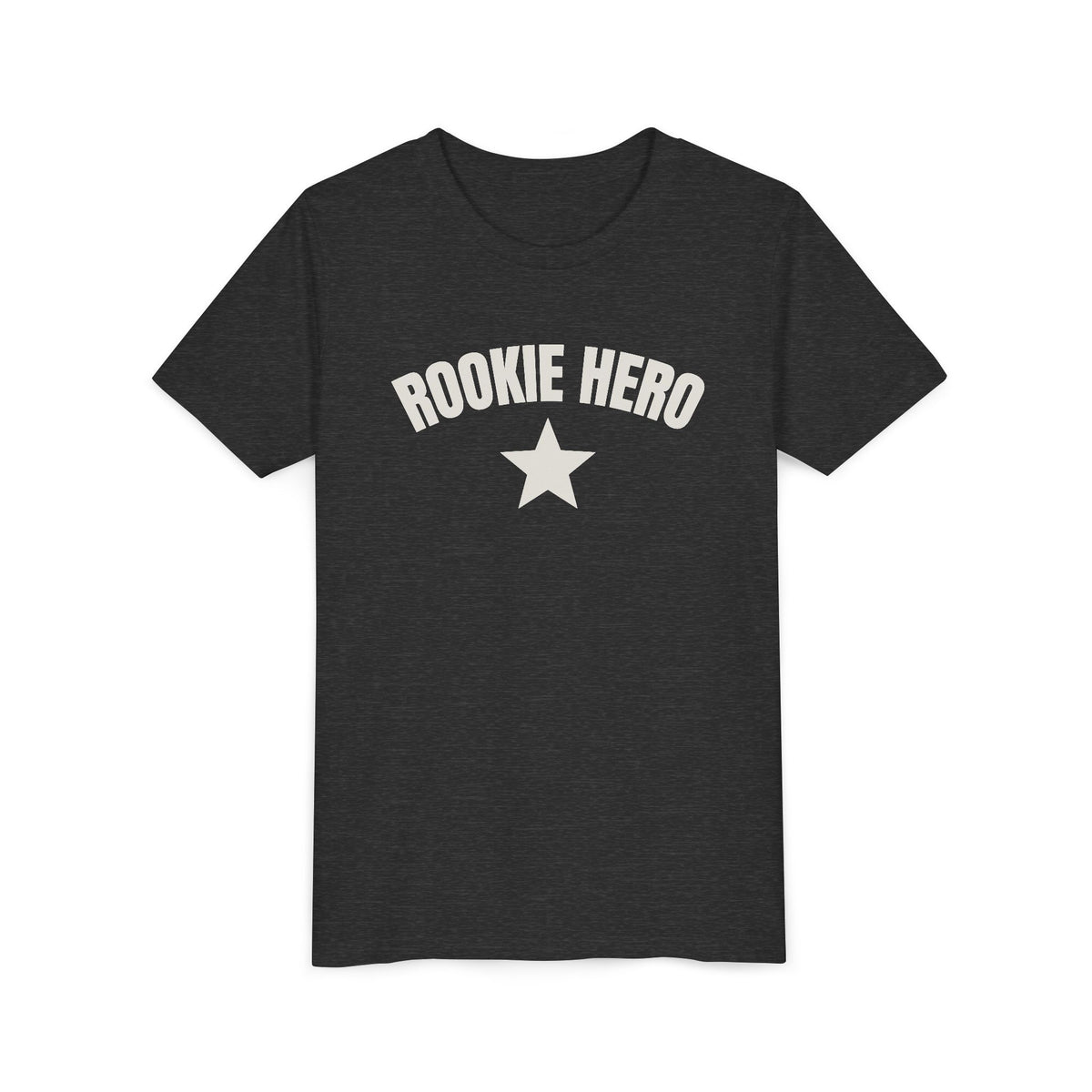 Rookie Hero Youth Tee — Kids Graphic T-Shirt with Star