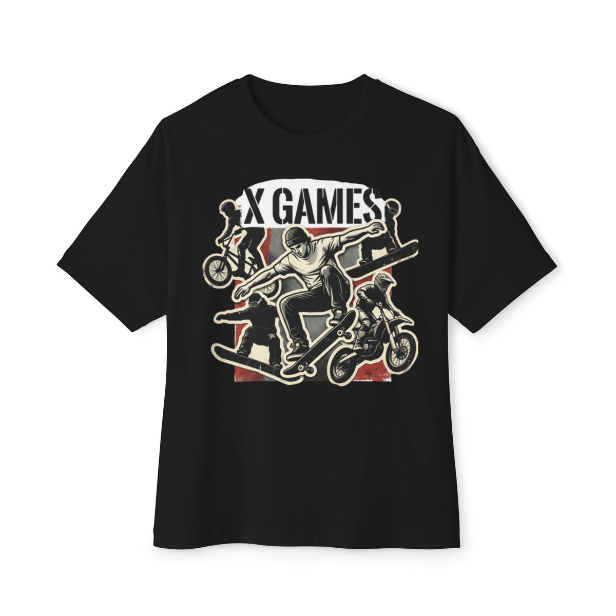 X Games Skate & Moto Tee — Retro Action Sports Graphic T-Shirt