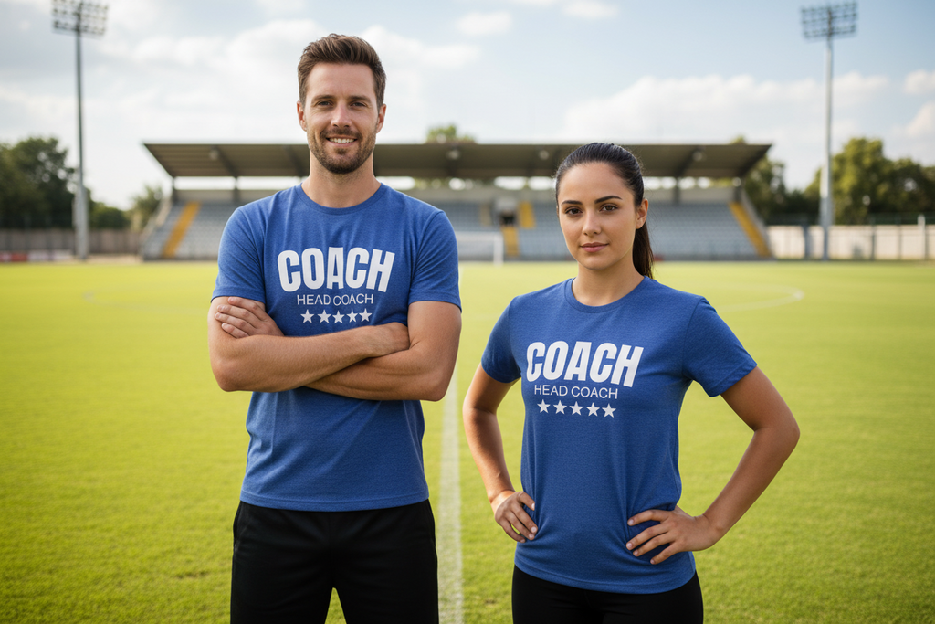 Coach T-Shirt – Athletic Coach Appreciation Tee with Stars