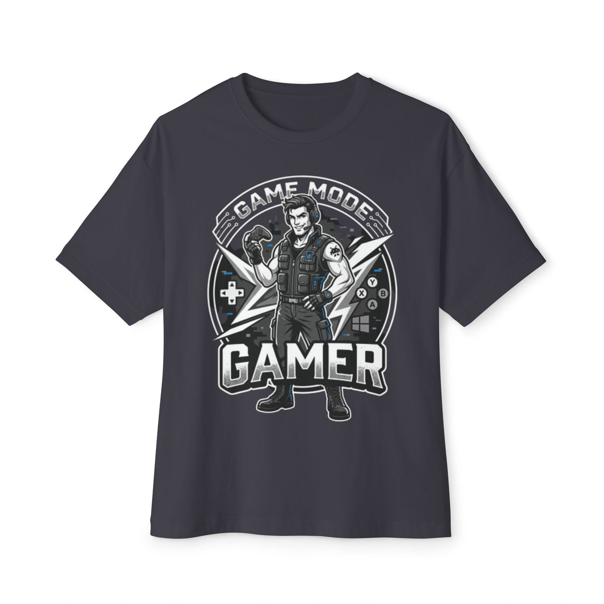 Game Mode Gamer T-Shirt — Retro Arcade Gamer Graphic Tee